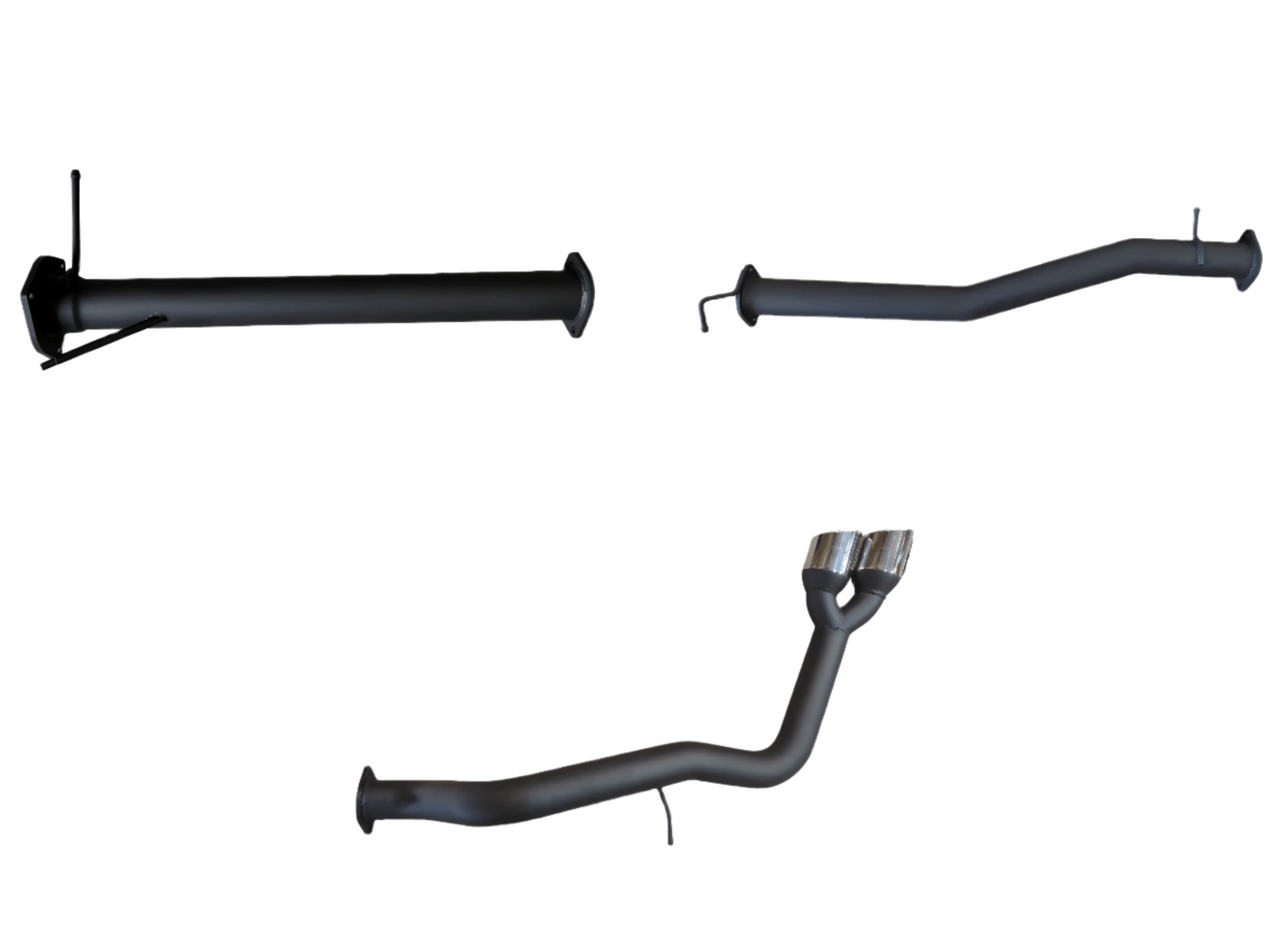 Manta | 3″ DPF Back Exhaust without Mufflers Twin Tip Side Exit | Ford Ranger Next Gen T6.2 V6 3.0L Ute 2022–2024 - Image 2