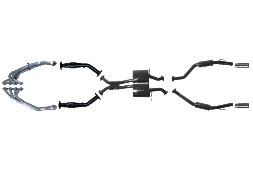 Pacemaker 2.5" Dual Exhaust System with Tri-Y Headers for Holden VZ Monaro CV8 CV8-Z 5.7L V8 2004–2006 - PP5367-09