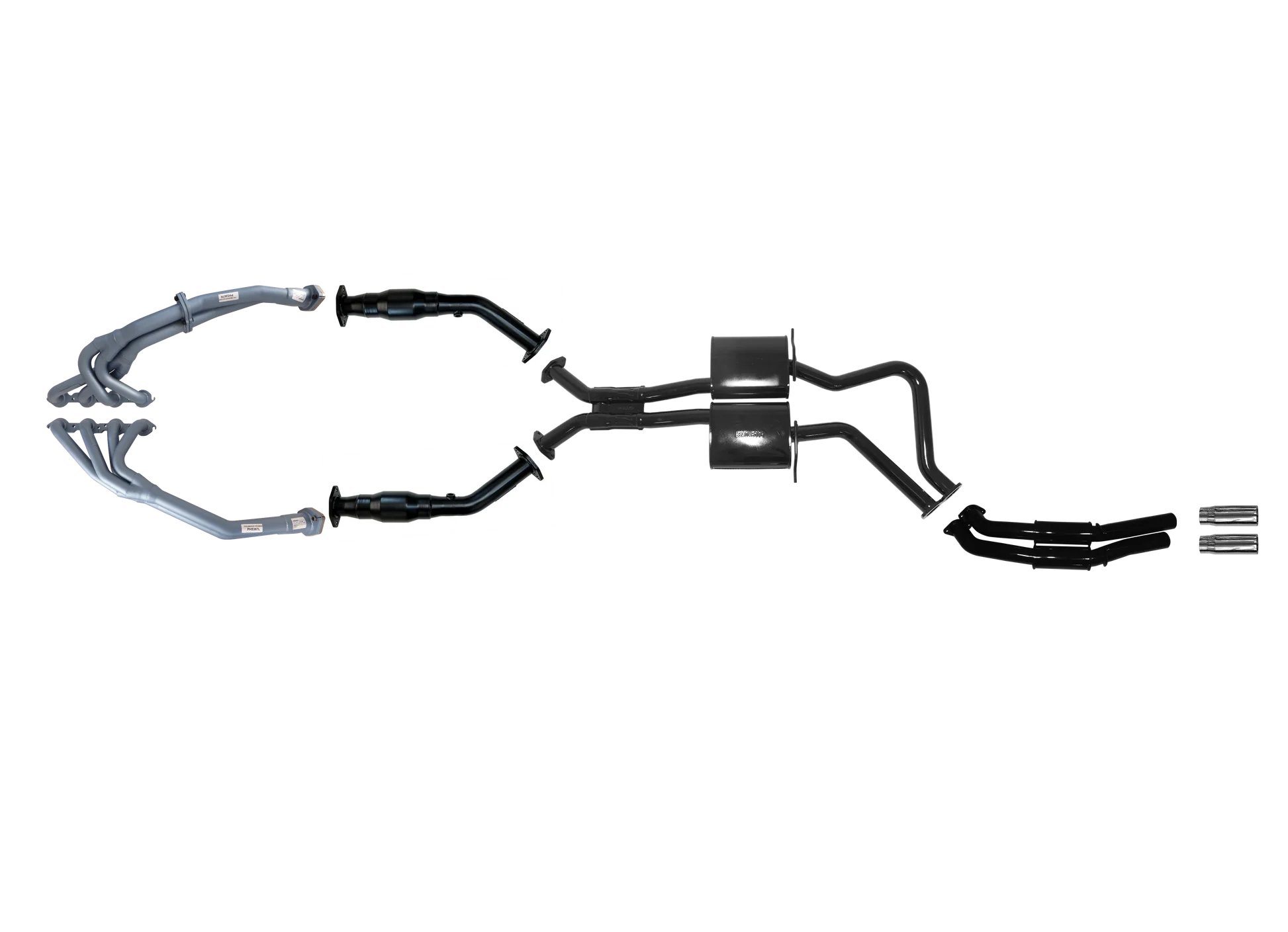 Pacemaker 2.5" Exhaust System with Tri-Y Headers for Holden VY S2 VZ V8 Ute 2003–2006 - PP5367-23