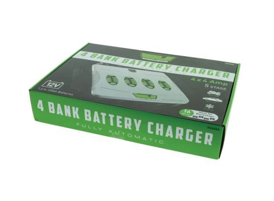 Hulk 4X4 - 4 IN 1 BATTERY CHARGER 12V 5 STAGE 16amp OR 4x 4amp FULLY - Image 4