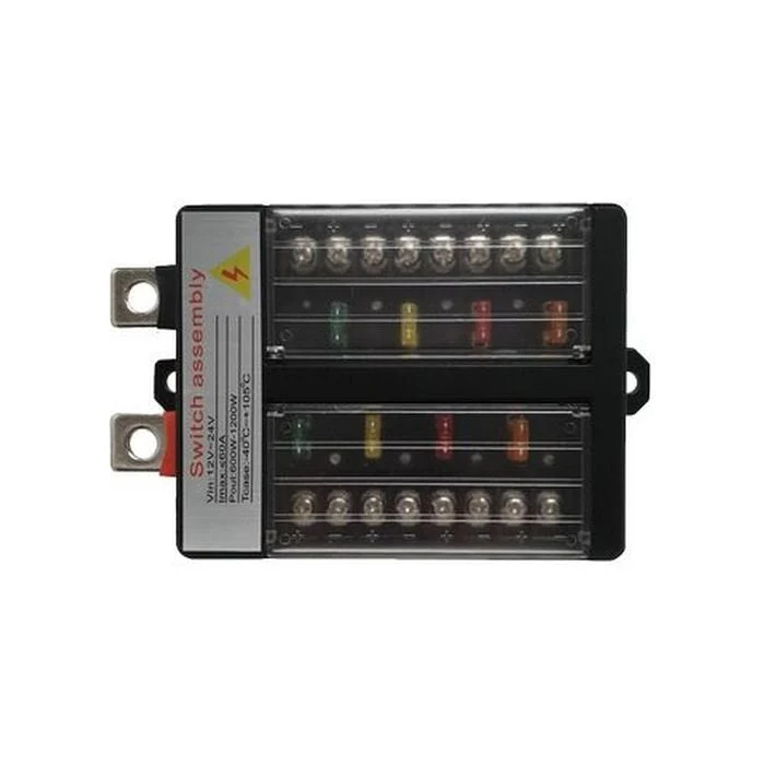 Hulk 4X4 - 8 WAY SWTCH PANEL 60 amp 9-30V 64 COLOUR ILLUM RGB WITH APP & - Image 4