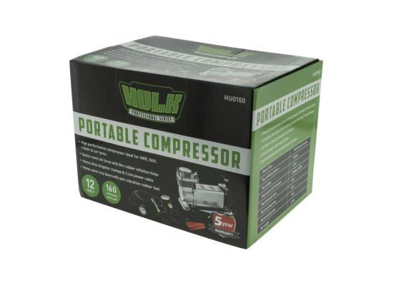 Hulk 4X4 - AIR COMPRESSOR KIT 150PSI 12v 160L / MINUTE WITH CARRY BAG - Image 9