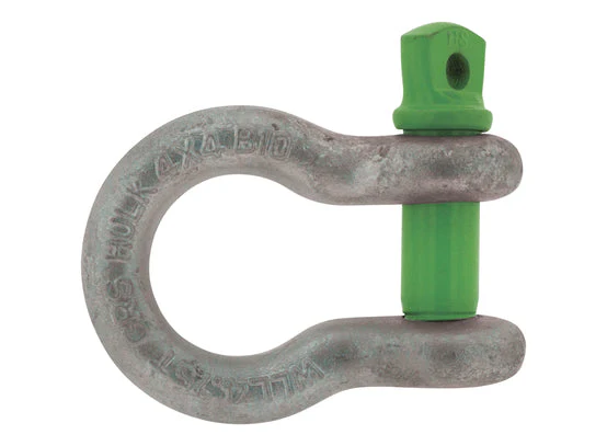 Hulk 4X4 - BOW SHACKLE 4750kg GALVINISED BODY DIA 19mm PIN DIA 22mm - Image 2