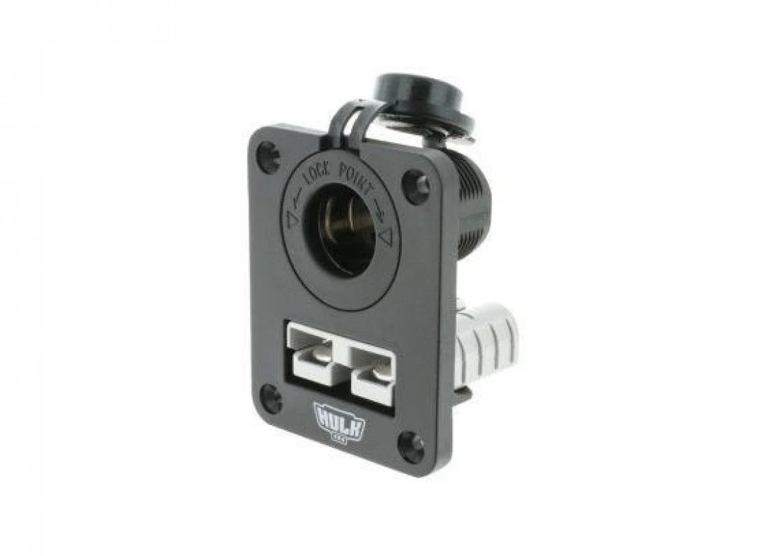 Hulk 4X4 - DOUBLE FLUSH MOUNT HOUSING 50amp ANDERSON STYLE PLUG