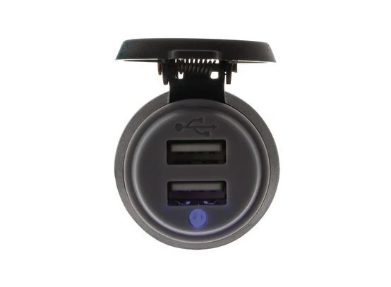 Hulk 4X4 - DUAL USB SOCKET 2.4a EACH PORT TOTAL 4.8a 90 DEGREE TERMINALS - Image 2