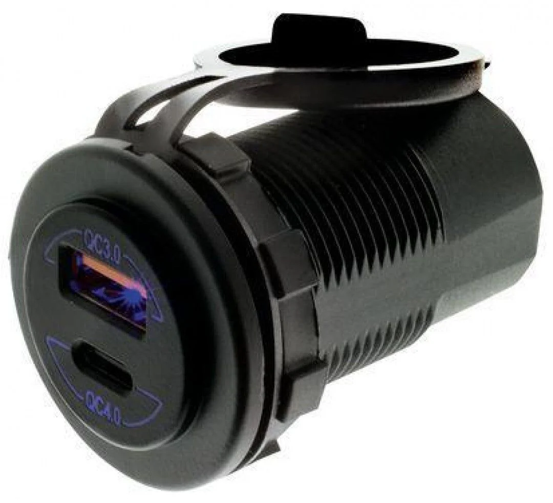 Hulk 4X4 - DUAL USB SOCKET PORT 1: QC3 18w, PORT 2: TYPE C QC4 36w