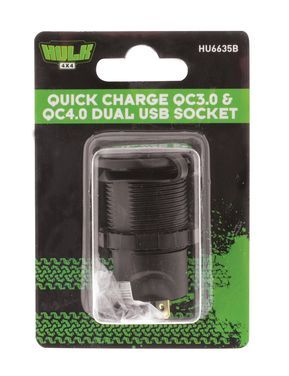 Hulk 4X4 - DUAL USB SOCKET PORT 1: QC3 18w, PORT 2: TYPE C QC4 36w - Image 6