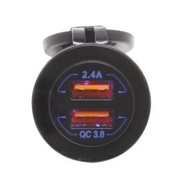 Hulk 4X4 - DUAL USB SOCKET PORT A- 5v 2.4a PORT B- QC3.0 3.6-12v 18w - Image 2
