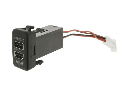 Hulk 4X4 - DUAL USB SOCKET QC3 OE RPL T/S EARLY TOYOTA BLUE LED - Image 3