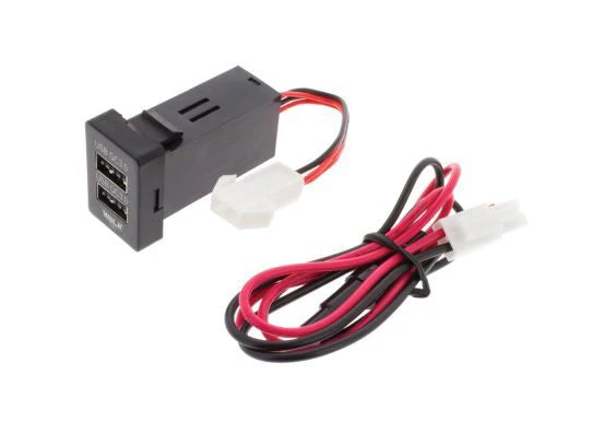 Hulk 4X4 - DUAL USB SOCKET QC3 OE RPL T/S LATE TOYOTA BLUE LED - Image 4