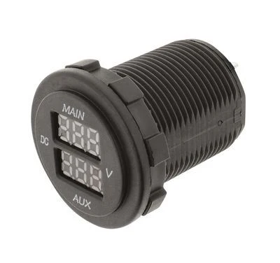 Hulk 4X4 - DUAL VOLTMETER 5-30v BLUE LED 29mm DIA - Image 3