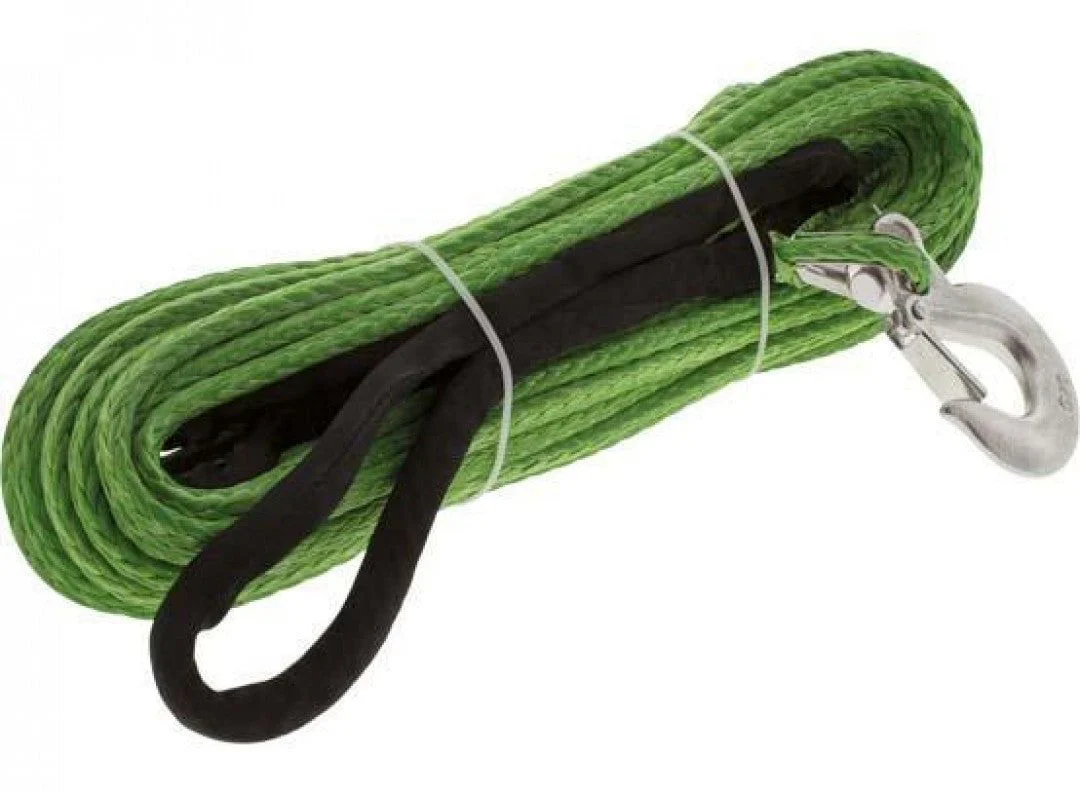 Hulk 4X4 - DYNEEMA SK75 ROPE 9.5mm x 30m GREEN T/S 9500lbs WINCH - Image 2