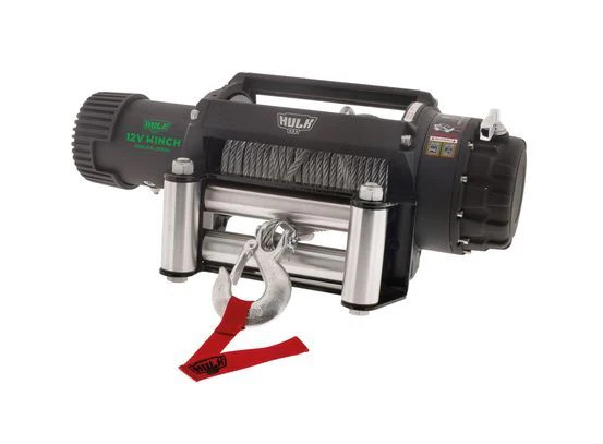 Hulk 4X4 - ELEC WINCH 12v PROFESSIONAL SERIES 9500lbs STEEL CABLE - Image 2