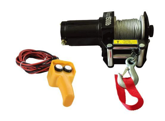 Hulk 4X4 - ELECTRIC ATV WINCH 1500lbs 12v STEEL CABLE IP55 RATING - Image 2