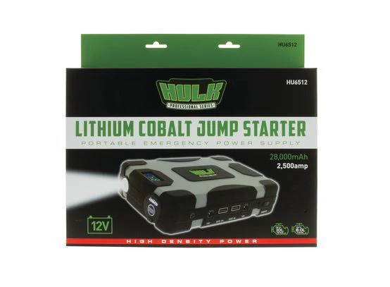 Hulk 4X4 - LITHIUM-COBALT JUMP STARTER 28,000mAh W/LED DISPLY, CARRY - Image 9