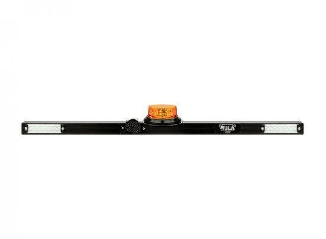 Hulk 4X4 - MINEBAR 1275mm 12/24v W/AMBER LED BEACON, 97db ALARM & 2xLED