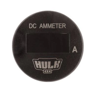 Hulk 4X4 - OLED AMMETER 12/24v DC 0-100a 29mm DIA WITH SHUNT AMBER LED - Image 4