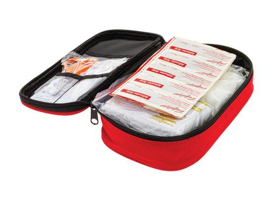 Hulk 4X4 - PERSONAL VEHICLE FIRST AID KIT SOFT RED DURABLE CASE - Image 3