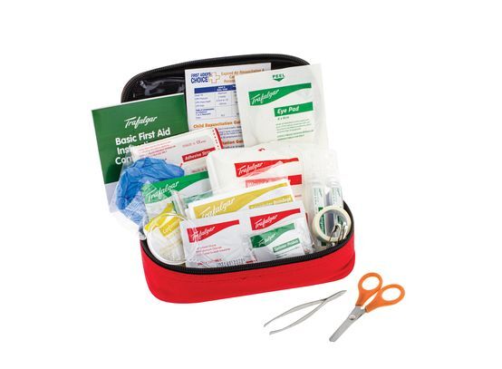 Hulk 4X4 - PERSONAL VEHICLE FIRST AID KIT SOFT RED DURABLE CASE - Image 4