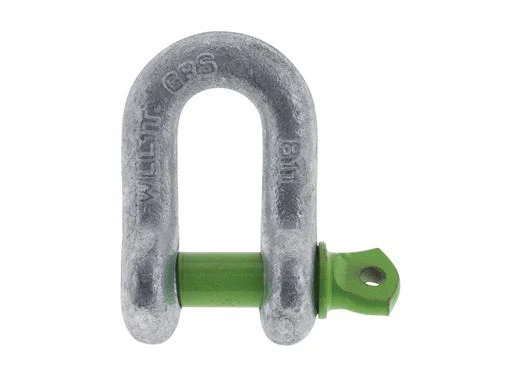Hulk 4X4 - PKT 1 D SHACKLE 10mm RATED TO 1000kg GALVANISED DROP FORGED - Image 2