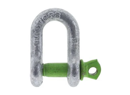 Hulk 4X4 - PKT 2 D SHACKLE 6mm RATED TO 500kg GALVANISED DROP FORGED - Image 3