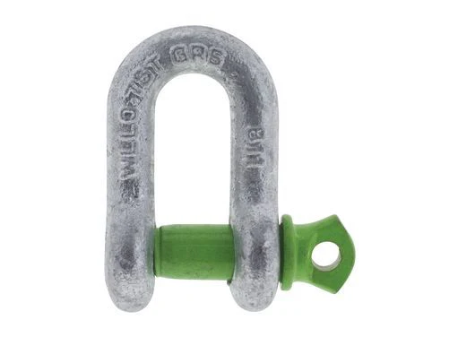 Hulk 4X4 - PKT 2 D SHACKLE 8mm RATED TO 750kg GALVANISED DROP FORGED - Image 3