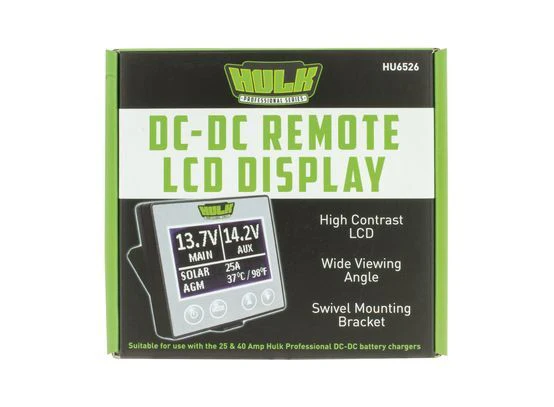 Hulk 4X4 - REMOTE LCD DISPLAY W/3.5m LEAD T/S DC-DC BATT CHARGER 25amp - Image 6