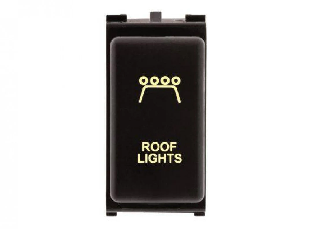 Hulk 4X4 - SWITCH PUSH BUTTON ON / OFF OE RPL 12V ROOF LIGHT AMBER