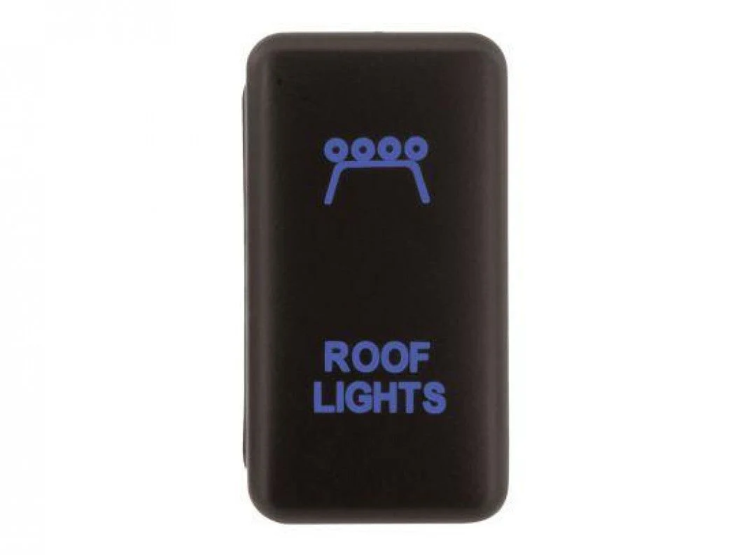 Hulk 4X4 - SWITCH PUSH BUTTON ON / OFF OE RPL 12V ROOF LIGHT BLUE