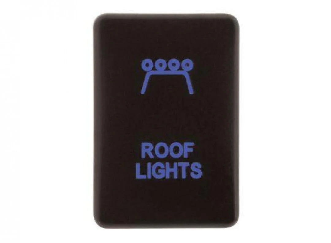 Hulk 4X4 - SWITCH PUSH BUTTON ON / OFF OE RPL 12V ROOF LIGHT BLUE