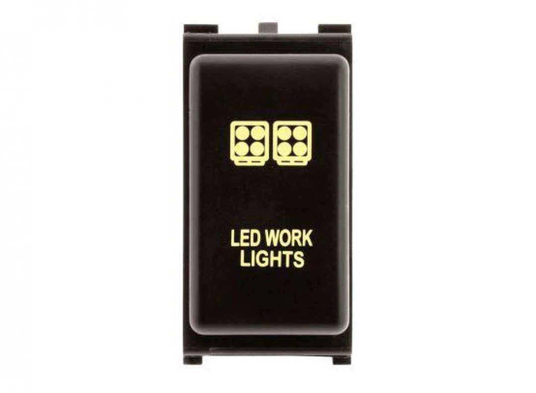 Hulk 4X4 - SWITCH PUSH BUTTON ON / OFF OE RPL 12V WORK LIGHT AMBER