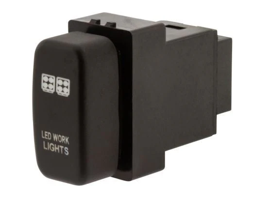 Hulk 4X4 - SWITCH PUSH BUTTON ON / OFF OE RPL 12V WORK LIGHT AMBER - Image 2