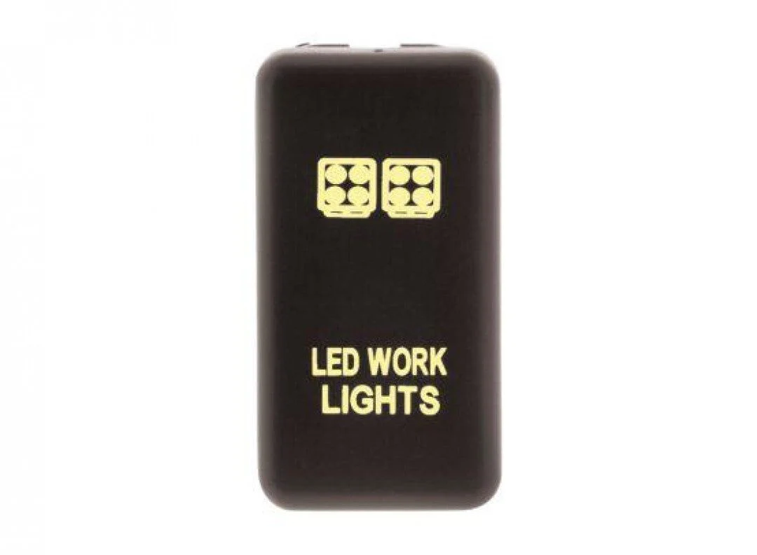 Hulk 4X4 - SWITCH PUSH BUTTON ON / OFF OE RPL 12V WORK LIGHT AMBER