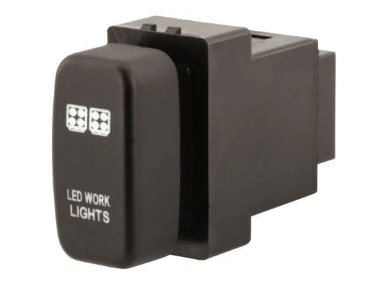 Hulk 4X4 - SWITCH PUSH BUTTON ON / OFF OE RPL 12V WORK LIGHT BLUE - Image 2