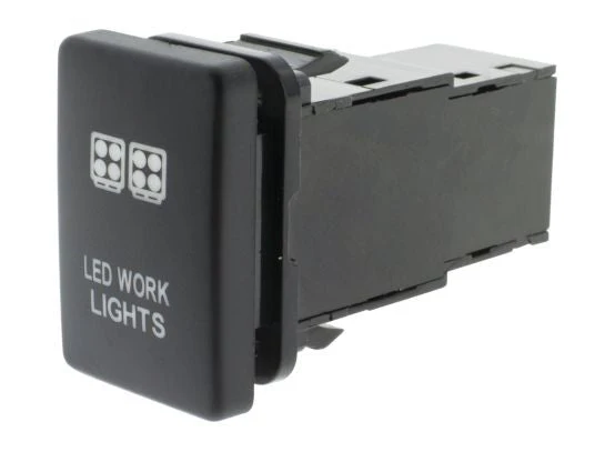 Hulk 4X4 - SWITCH PUSH BUTTON ON / OFF OE RPL 12V WORK LIGHT GREEN - Image 2