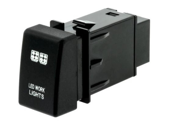 Hulk 4X4 - SWITCH PUSH BUTTON ON / OFF OE RPL 12V WORK LIGHT T/S - Image 2