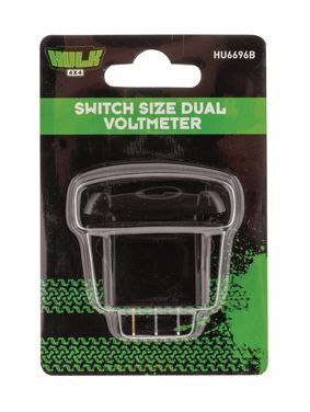 Hulk 4X4 - SWITCH SIZE DUAL VOLTMETER 10-60v BLUE LED - Image 6