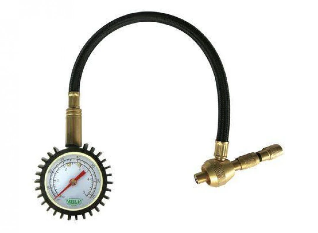 Hulk 4X4 - TYRE DEFLATOR LARGE GAUGE BRASS COMPONENTS WITH POUCH