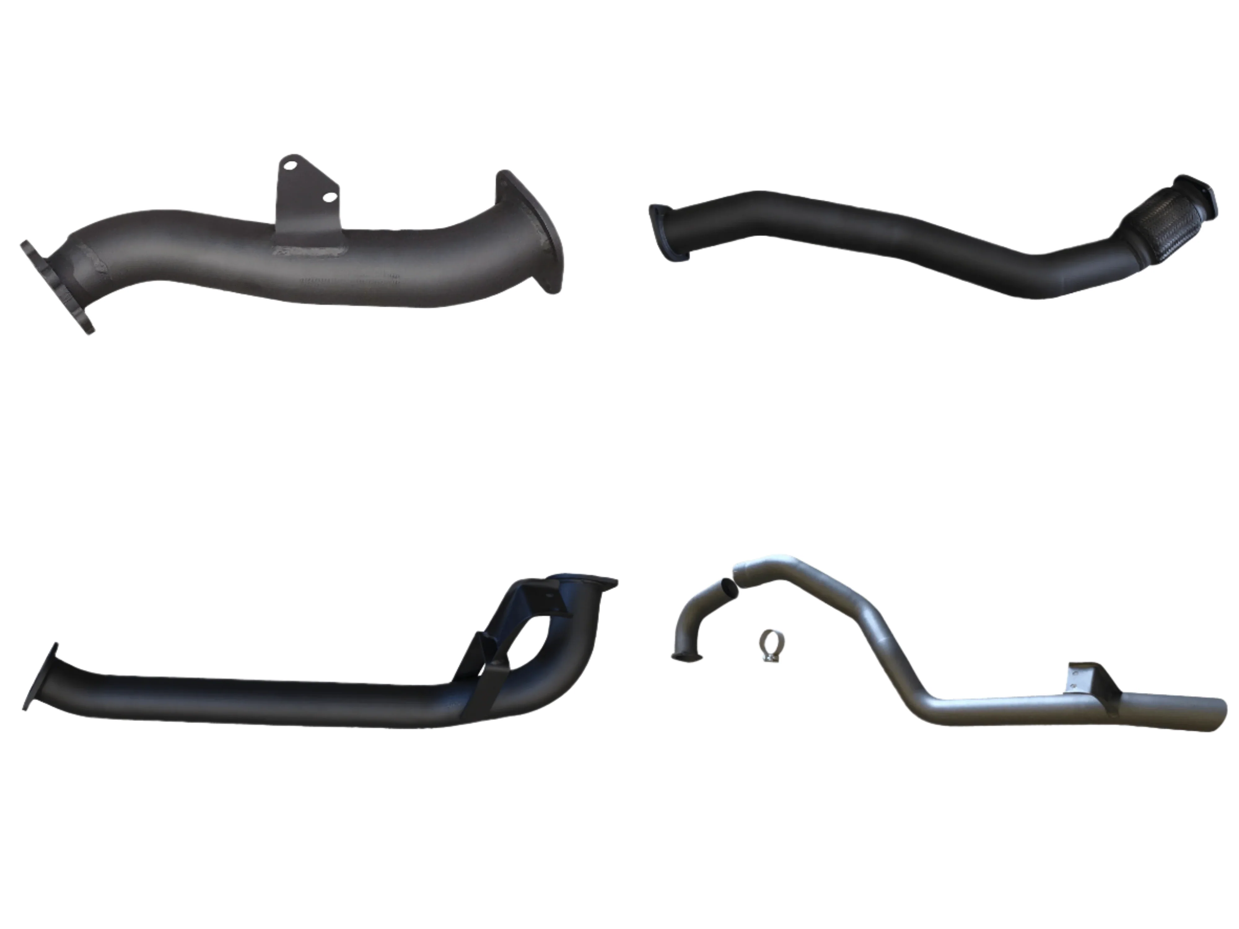 Manta | 3″ Turbo Back Exhaust without Muffler (6-Bolt Garrett) | Toyota Landcruiser HZJ105 4.2L 1HZ Diesel Wagon 1998–2007