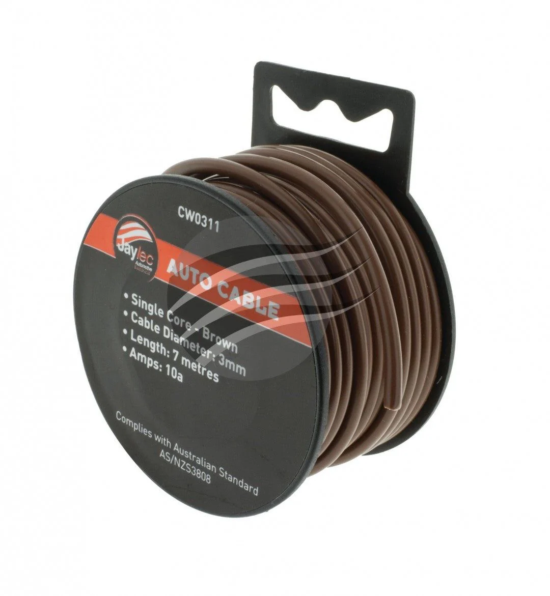Jaylec - 3mm Single Core Cable Brown 7 Metres & 10 Amps - Image 2