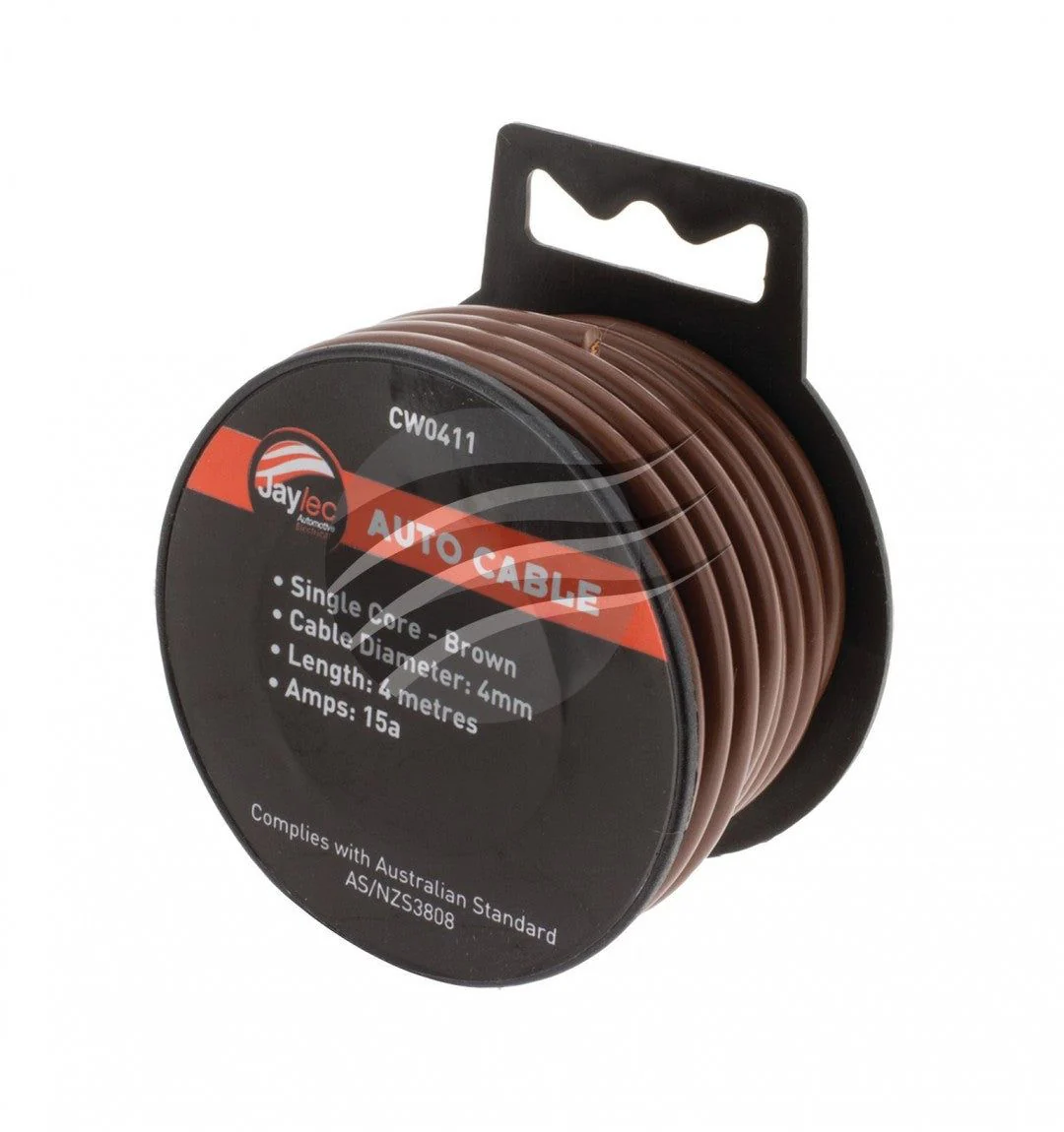 Jaylec - 4mm Single Core Cable Brown 4 Metres & 15 Amps - Image 2