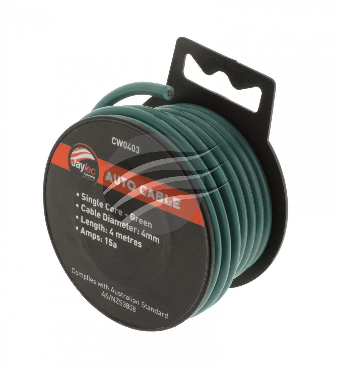 Jaylec - 4mm Single Core Cable Green 4 Metres & 15 Amps - Image 2
