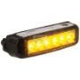 Jaylec - Amber 6 Module LED Emergency Lamp 12/24 Volts Black Housing 3" Lead - Image 2