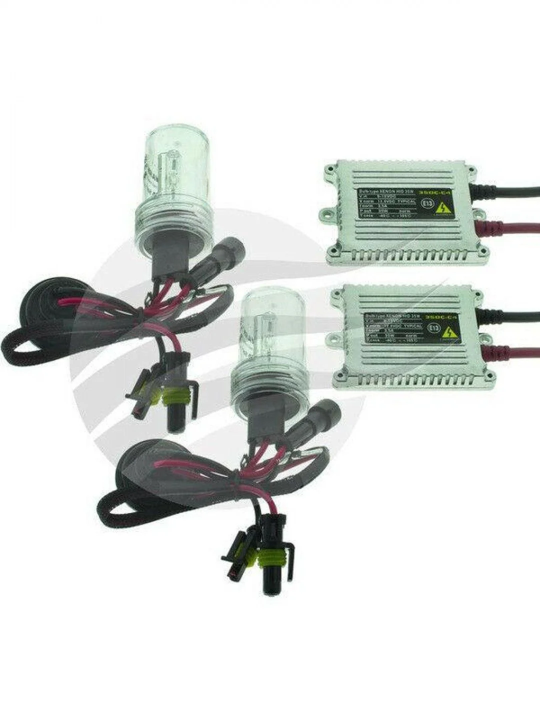 Jaylec - HID Upgrade Kit H9 6500K 12 Volts with E Approval Slim Type Ballast