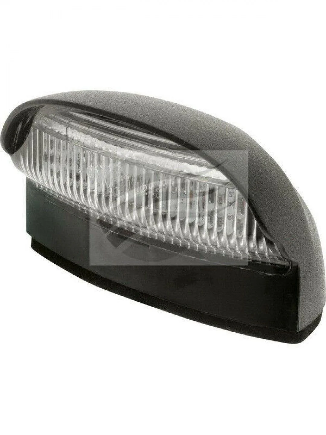 Jaylec - LED Licence Plate Lamp 9-33 Volts Black Housing 500mm Lead Ip67