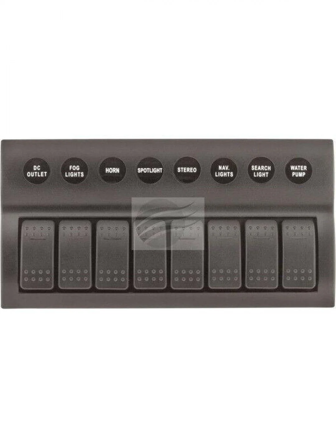 Jaylec - LED Switch Rocker Panel 8 Way 8 X On/Off Prewired Circuit