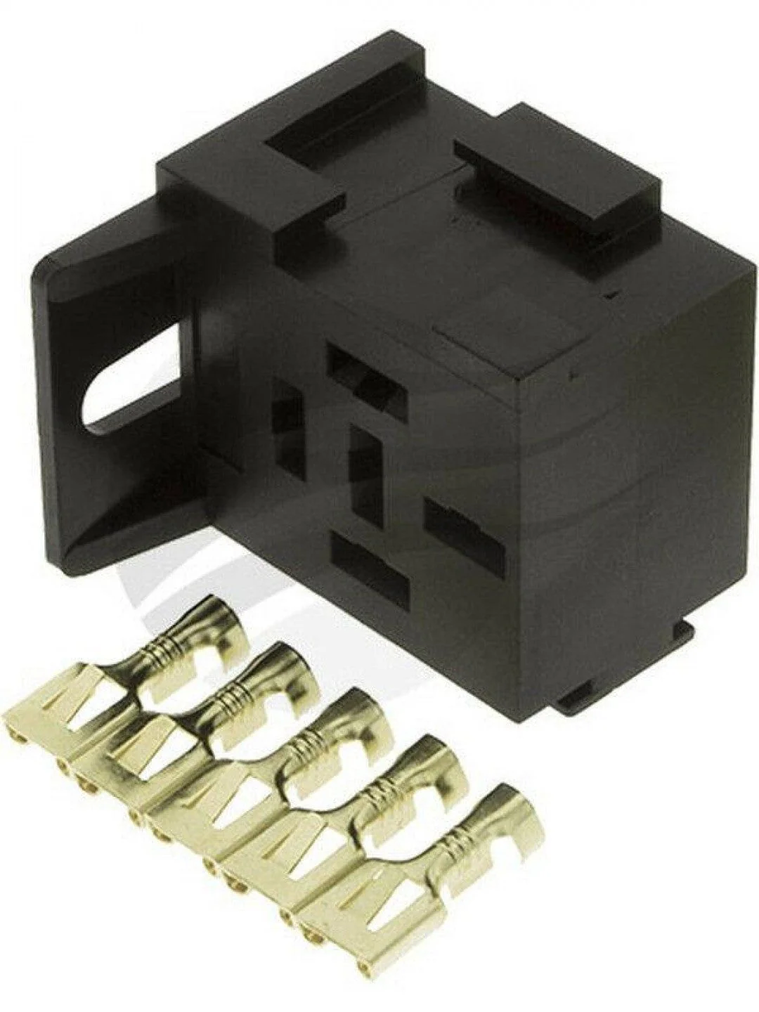 Jaylec - Pack Of 10 Mini Relay Base Mountable Complete With Terminals