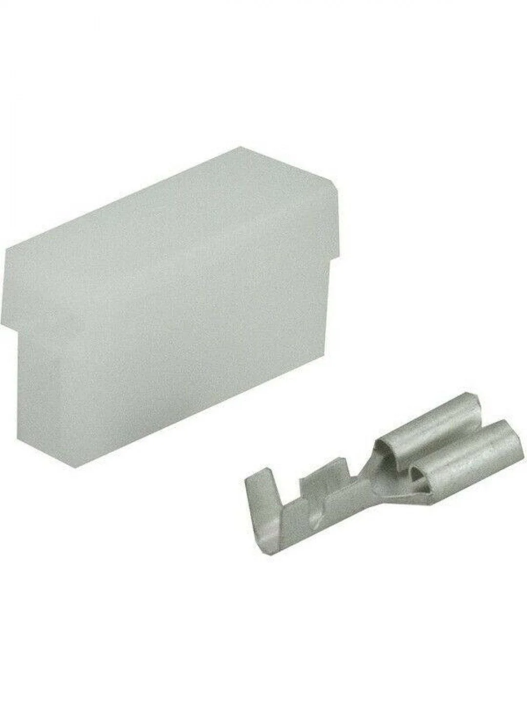 Jaylec - Pack Of 10 Qc Connector Housing with Terminals Female 2 Way No