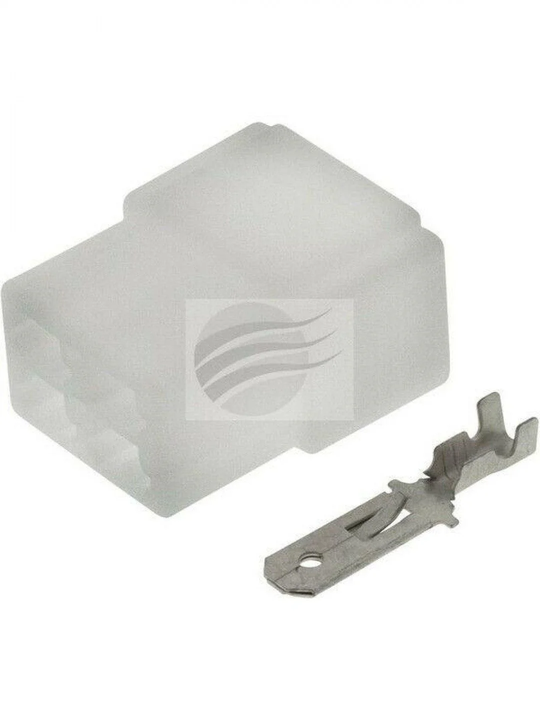 Jaylec - Pack Of 10 Qc Connector Housing with Terminals Male 4 Way No Locking