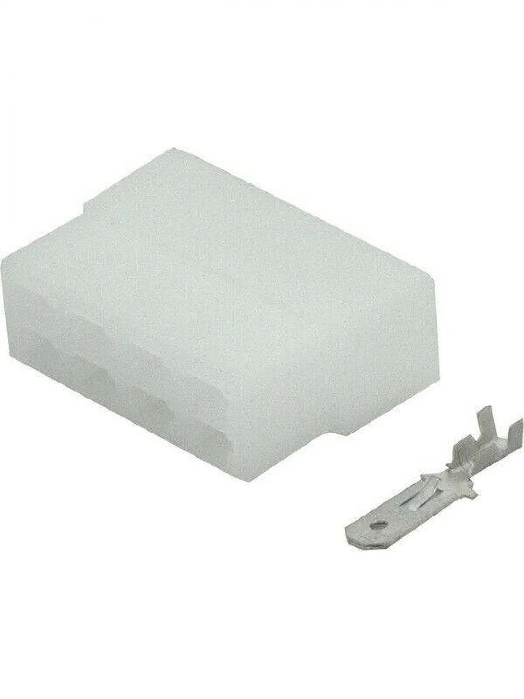 Jaylec - Pack Of 10 Qc Connector Housing with Terminals Male 8 Way No Locking